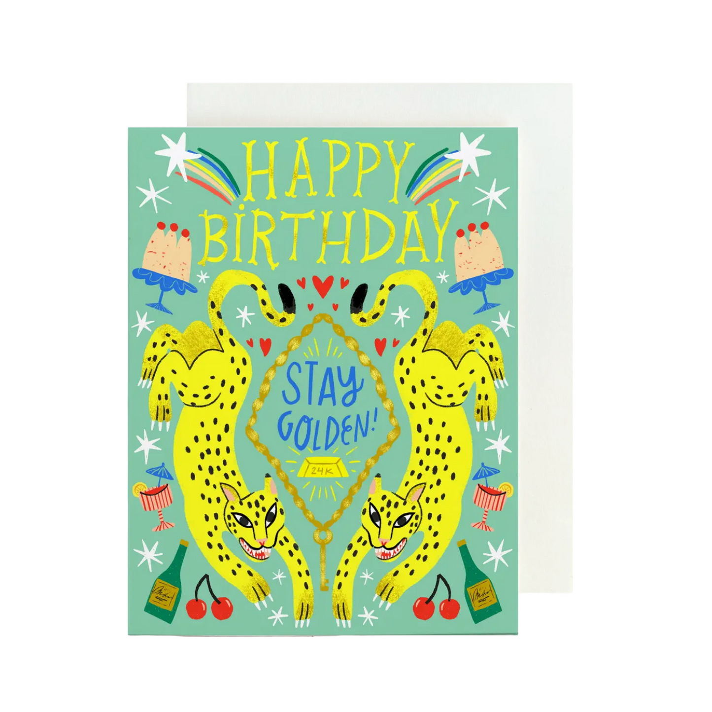 Stay Golden Birthday Card by Olive & Co.