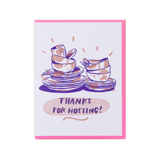 Hosting Dirty Dishes Card by And Here We Are