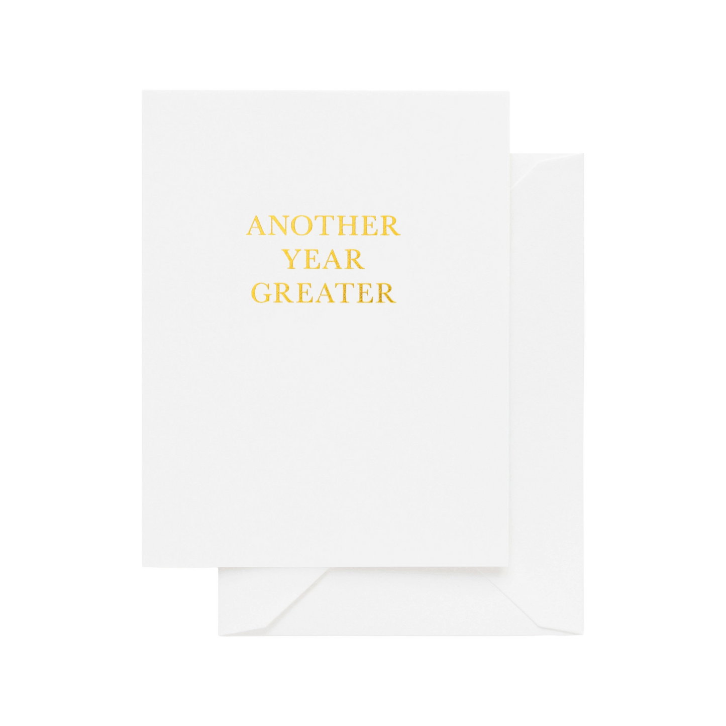 Sugar Paper Another Year Greater Card