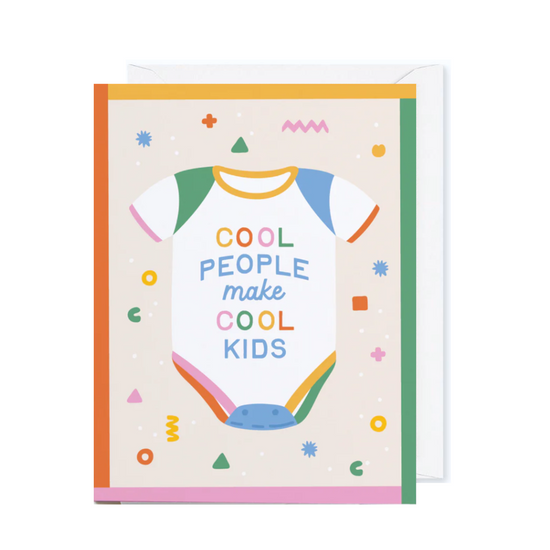 Cool People Cool Kids Card by Onderkast Studio