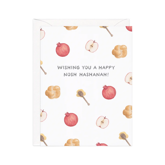Nosh Hashanah Card by Amy Zhang