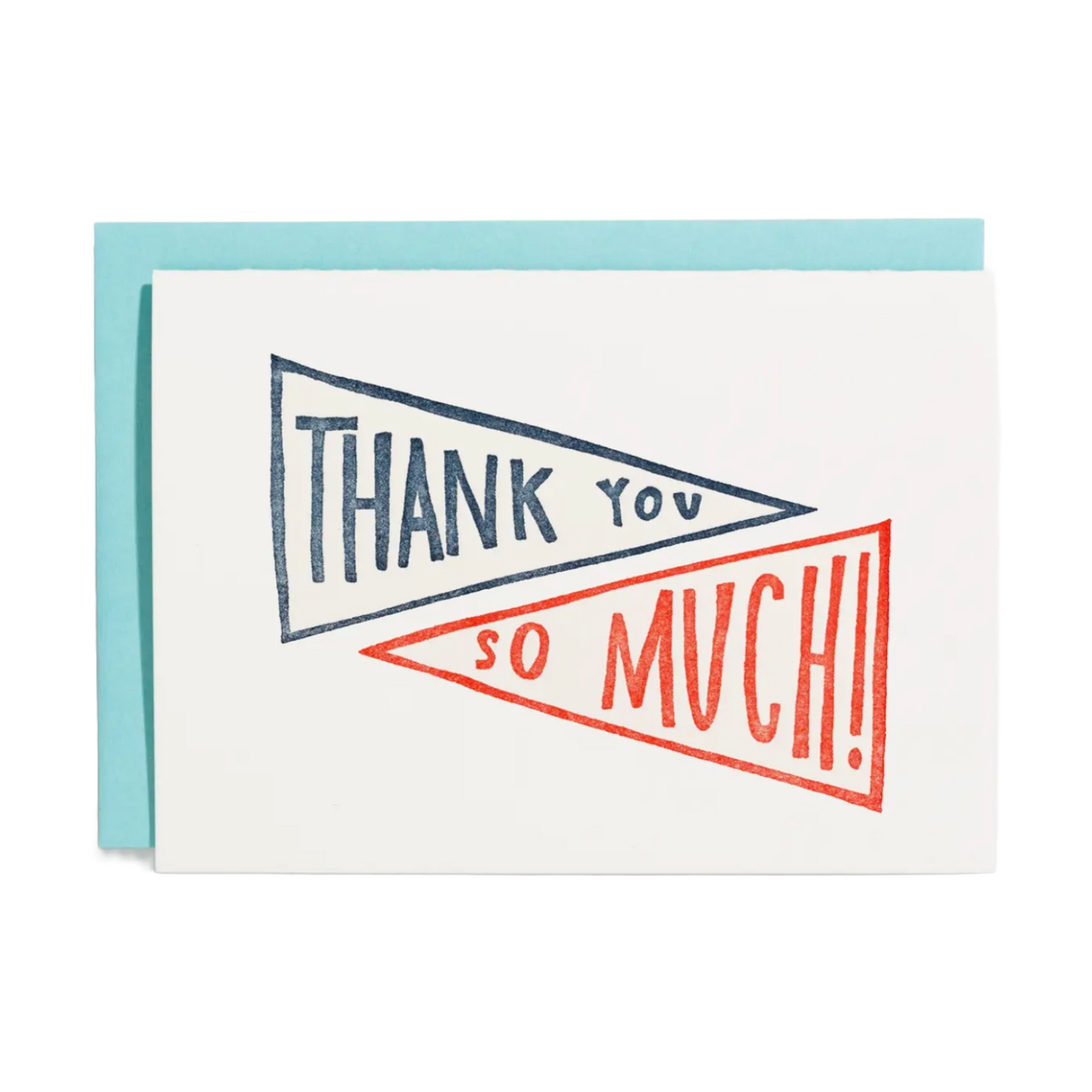 Thank You Pennant Card by Shorthand