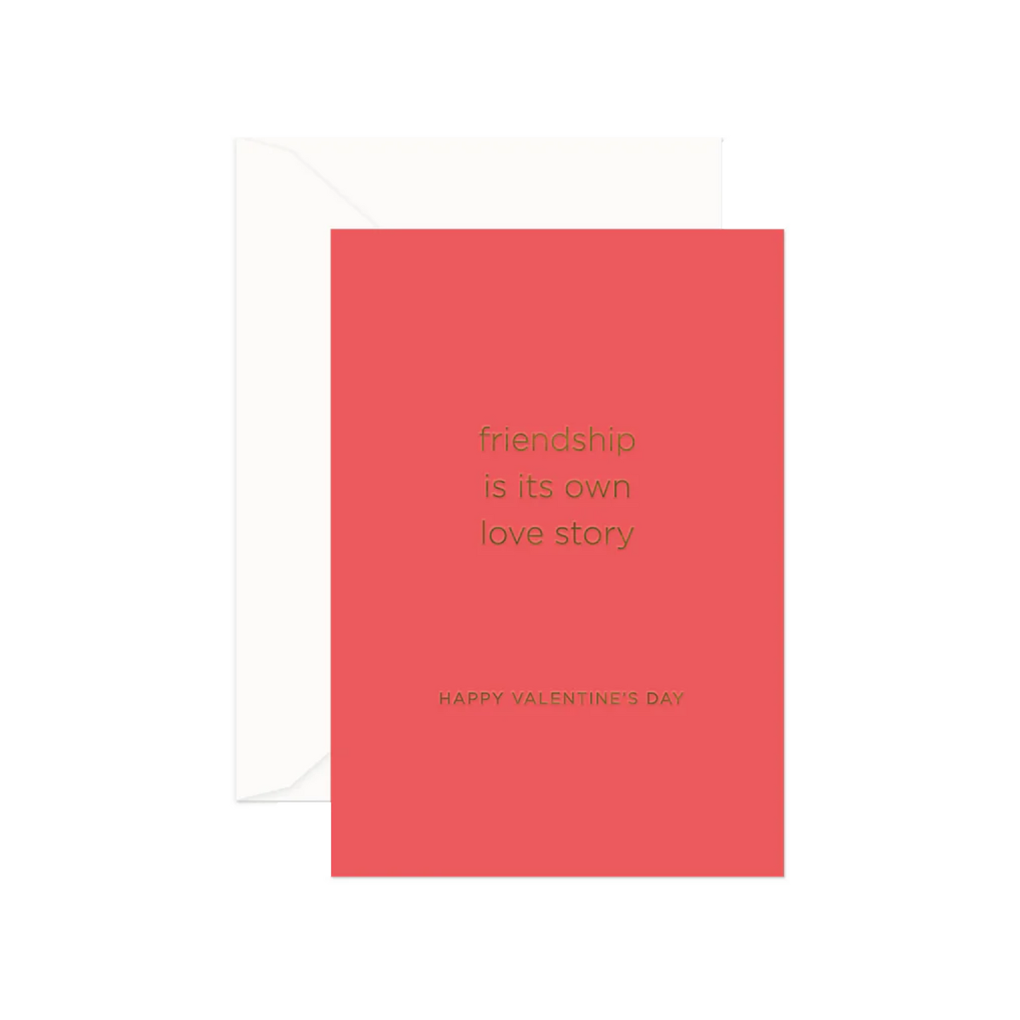 Friendship Love Story Card by Smitten On Paper