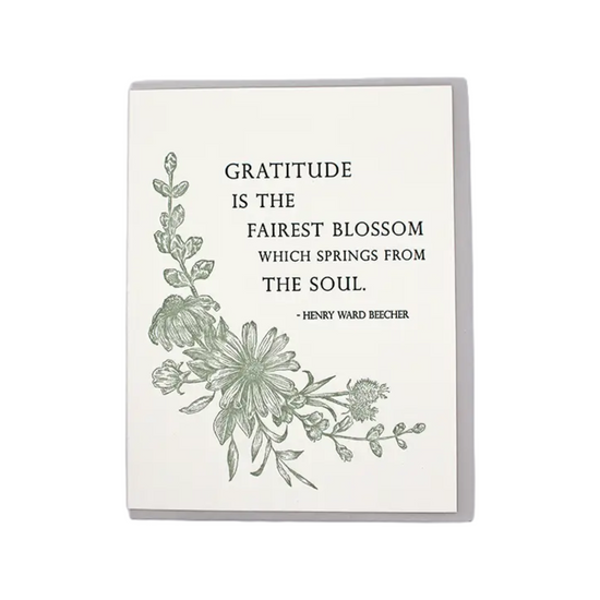 Gratitude Blossom Card by Rust Belt Love