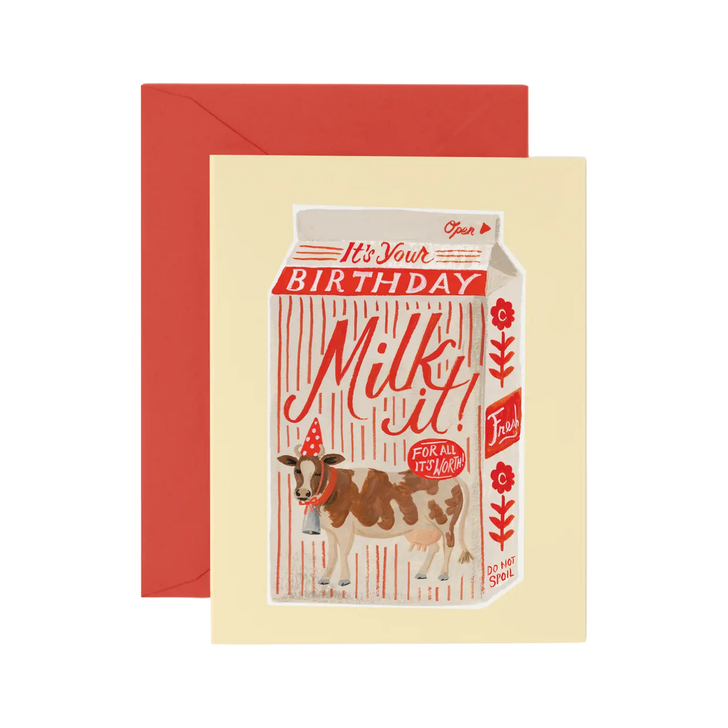 Milk It Birthday Card by Rifle Paper Co