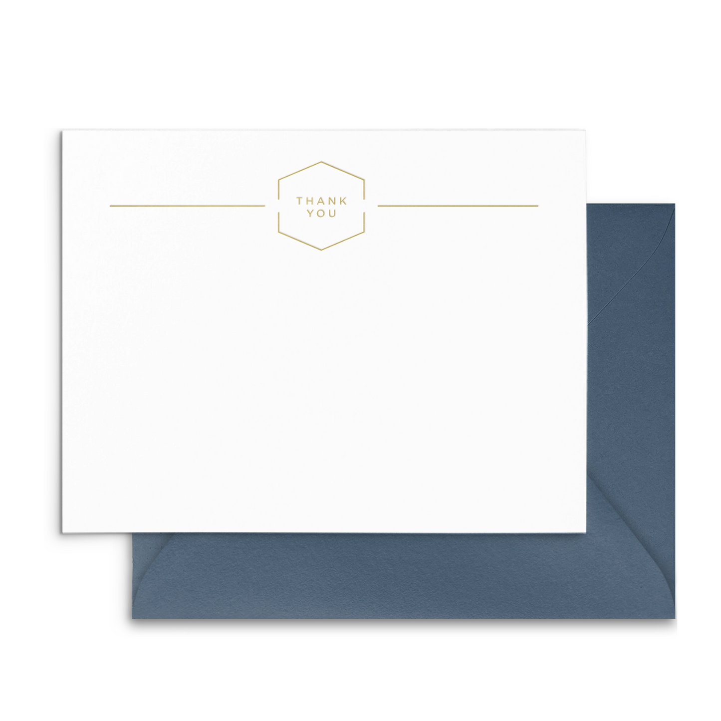 Geometric Thank You Card Set