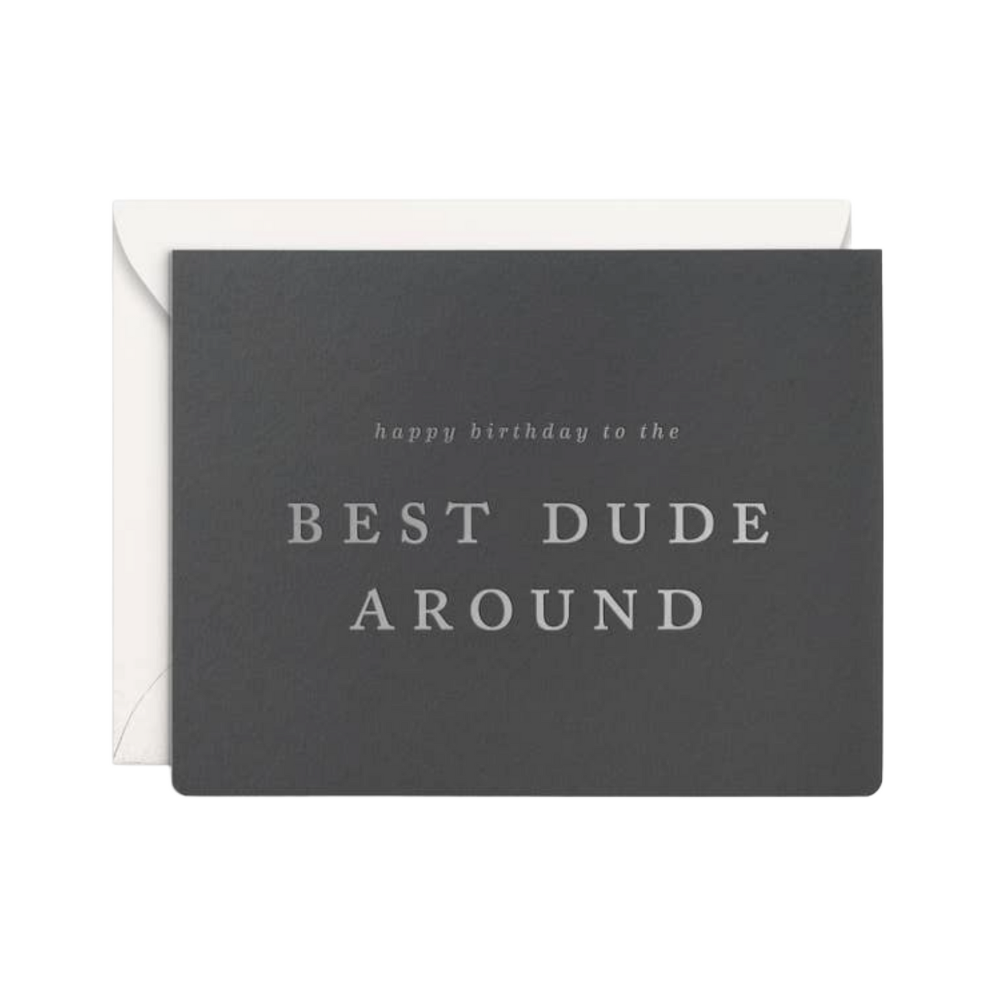 Best Dude Birthday Card