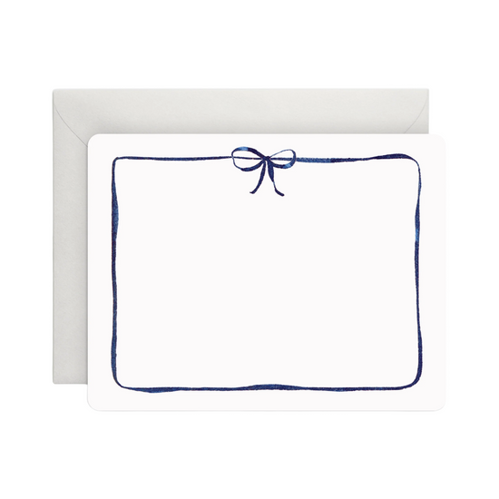 Navy Bow Note Set by E. Frances Paper