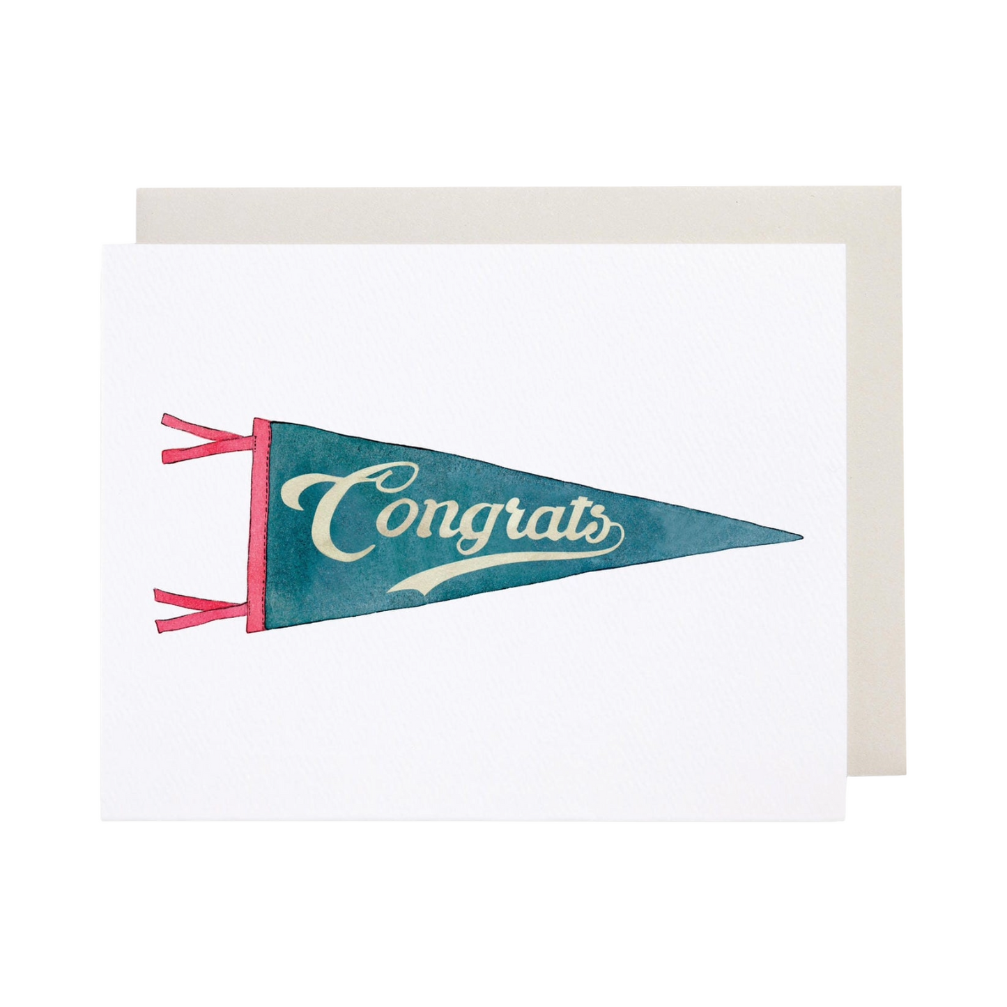 Congrats Pennant Card