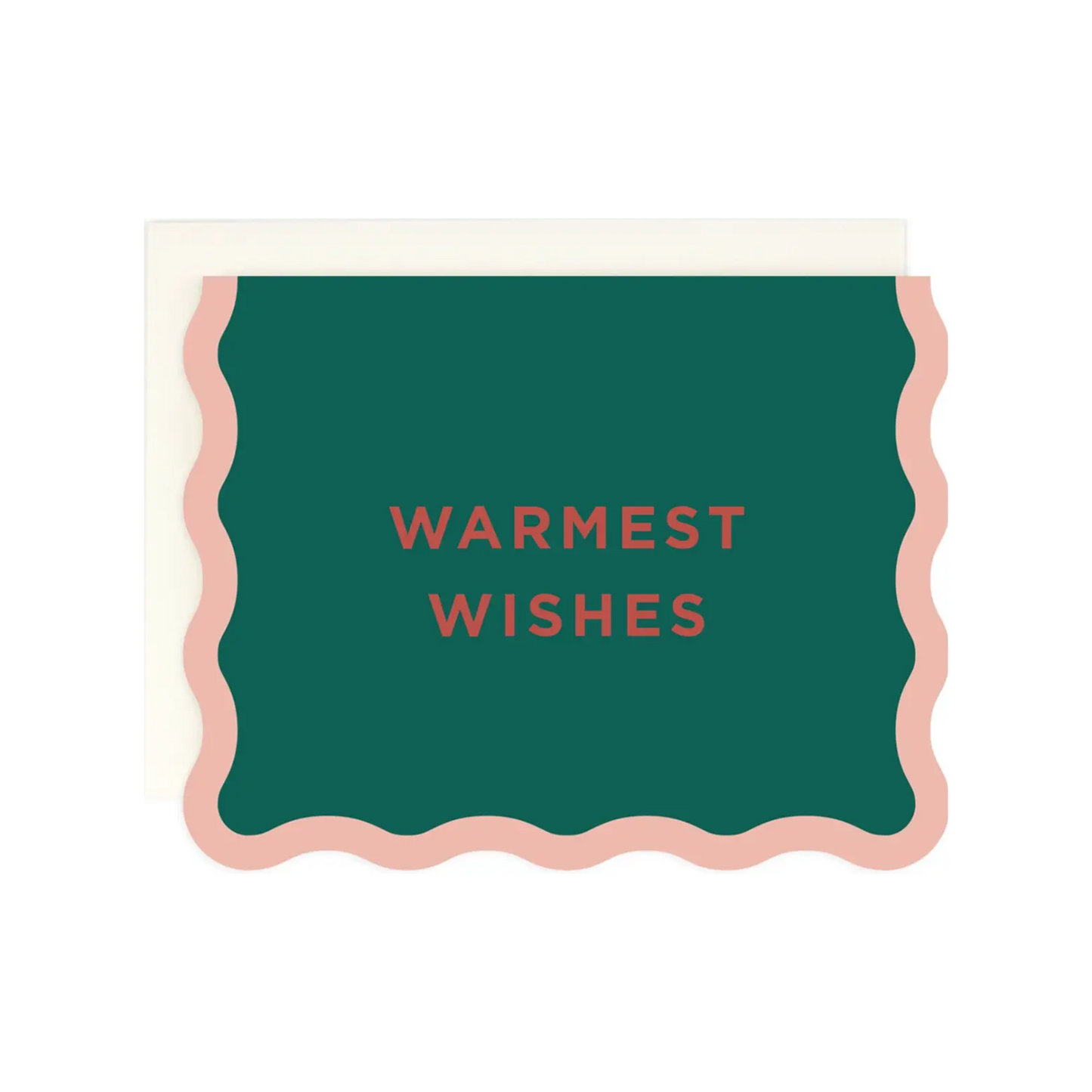 Wavy Warmest Wishes Card by Amy Heitman