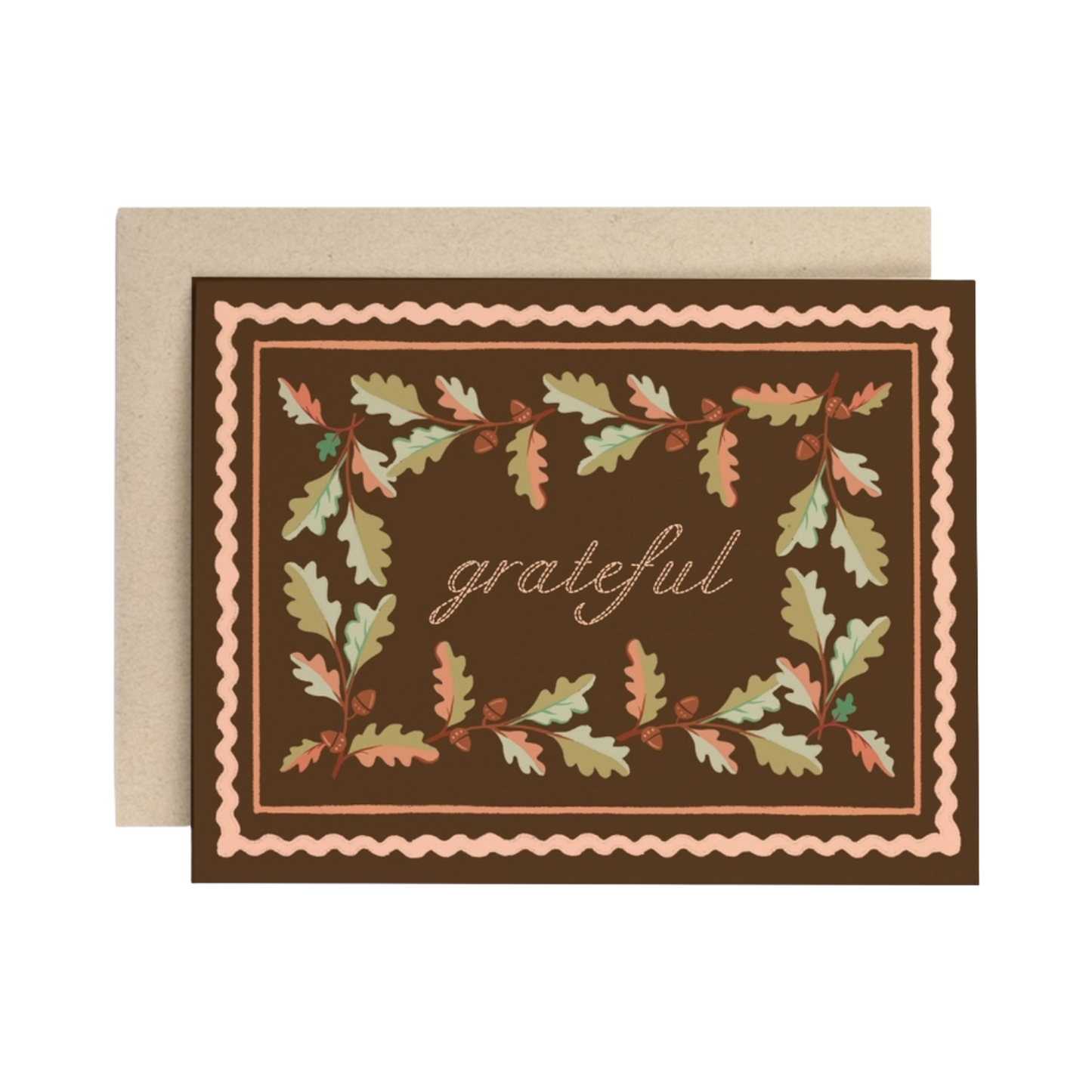 Grateful Oak Frame Card