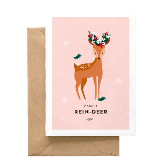 Make It Rein-Deer Card by Spaghetti & Meatballs