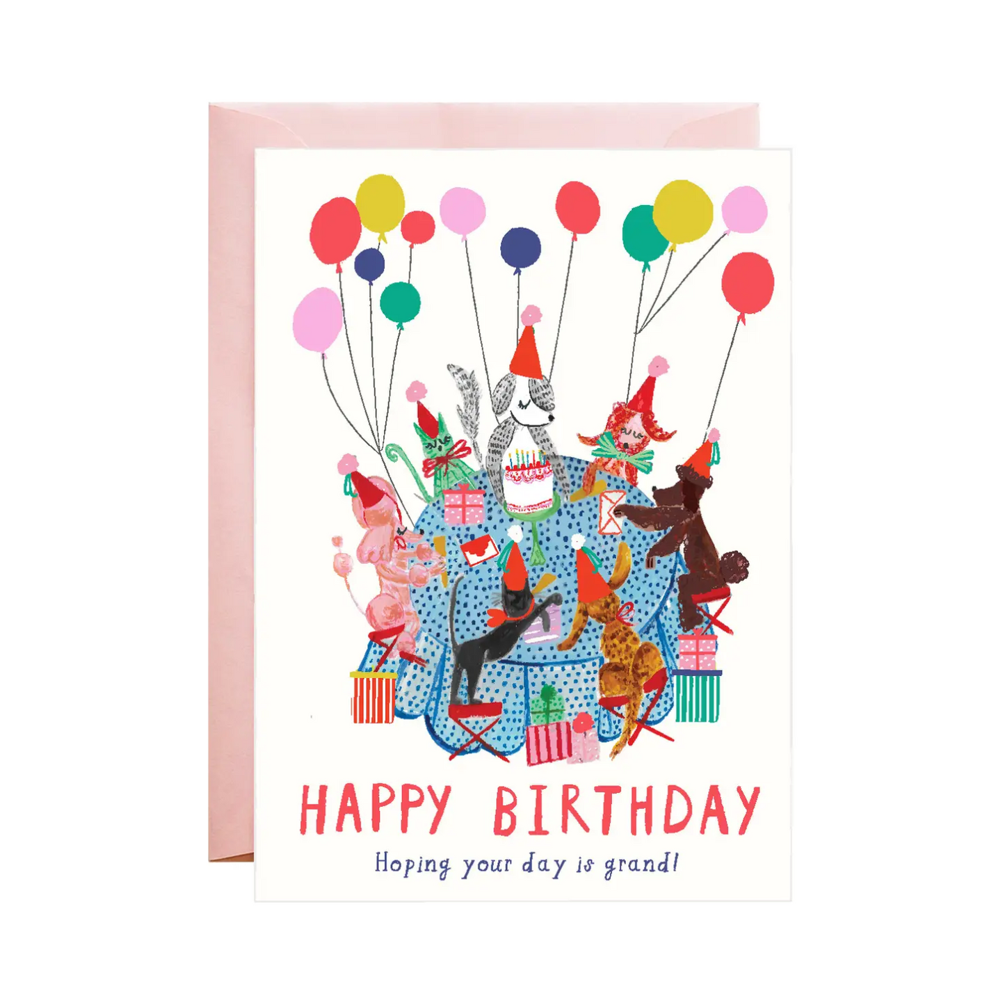 Grand Dog Party Card by Mr. Boddington's Studio