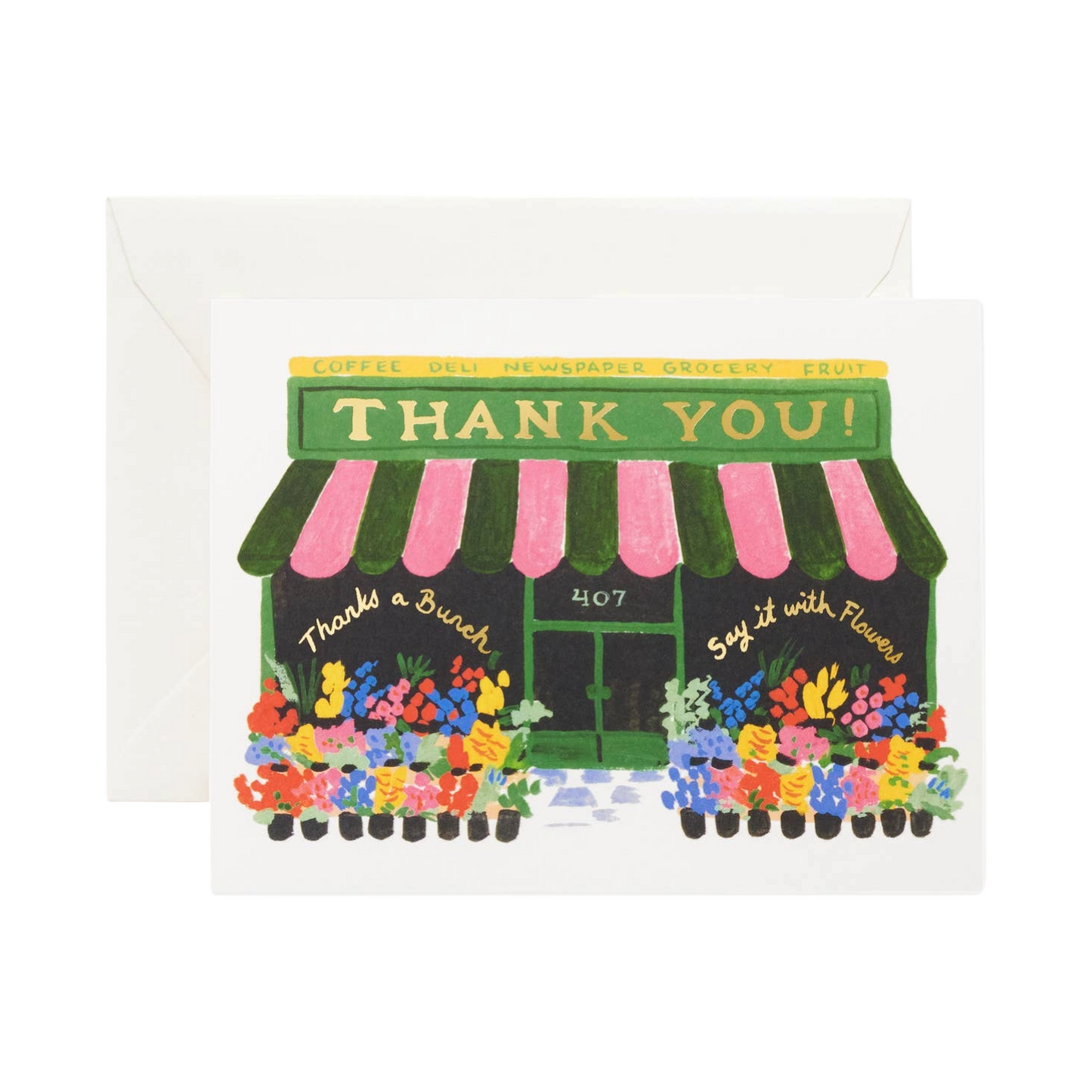 Rifle Paper Co. Flower Shop Thank You Card