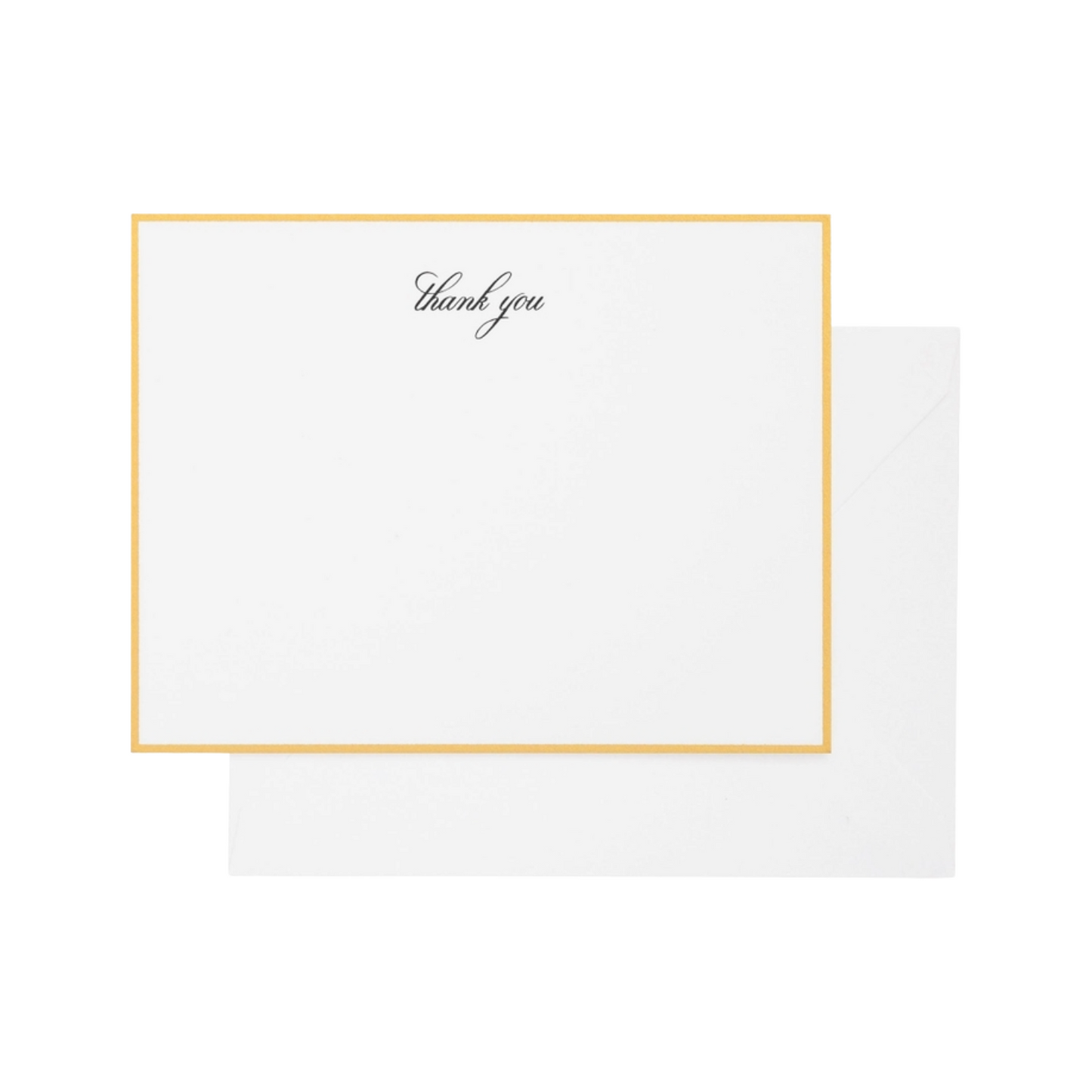 Sugar Paper Script Black Thank You Note Set