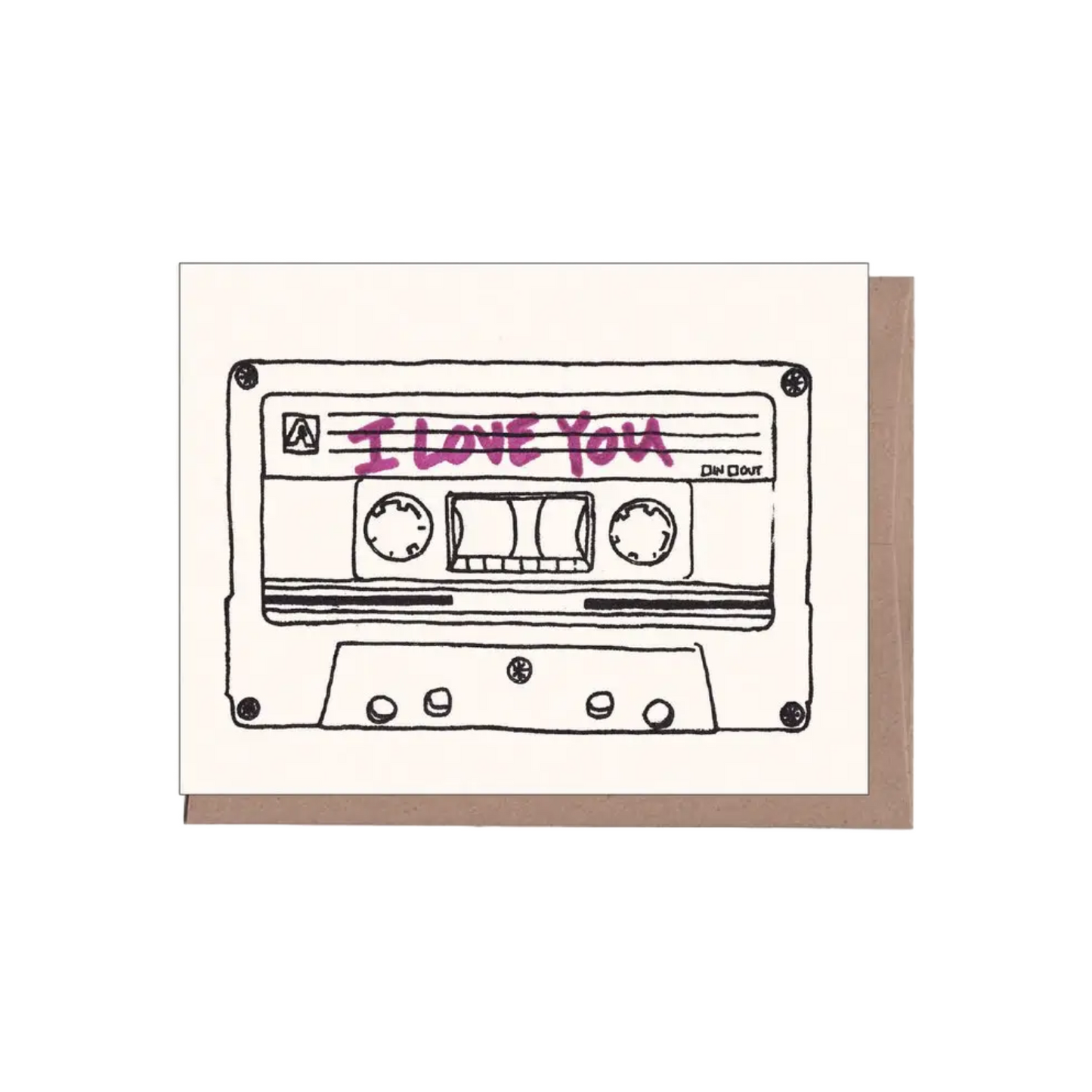 Mix Tape Love Card by La Familia Green