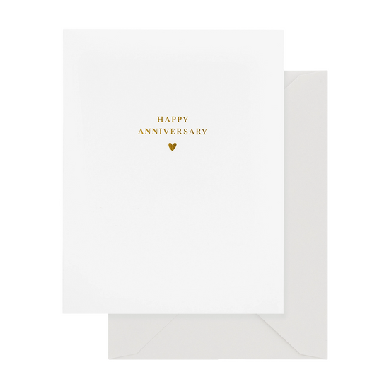 Gold Heart Anniversary Card by Sugar Paper