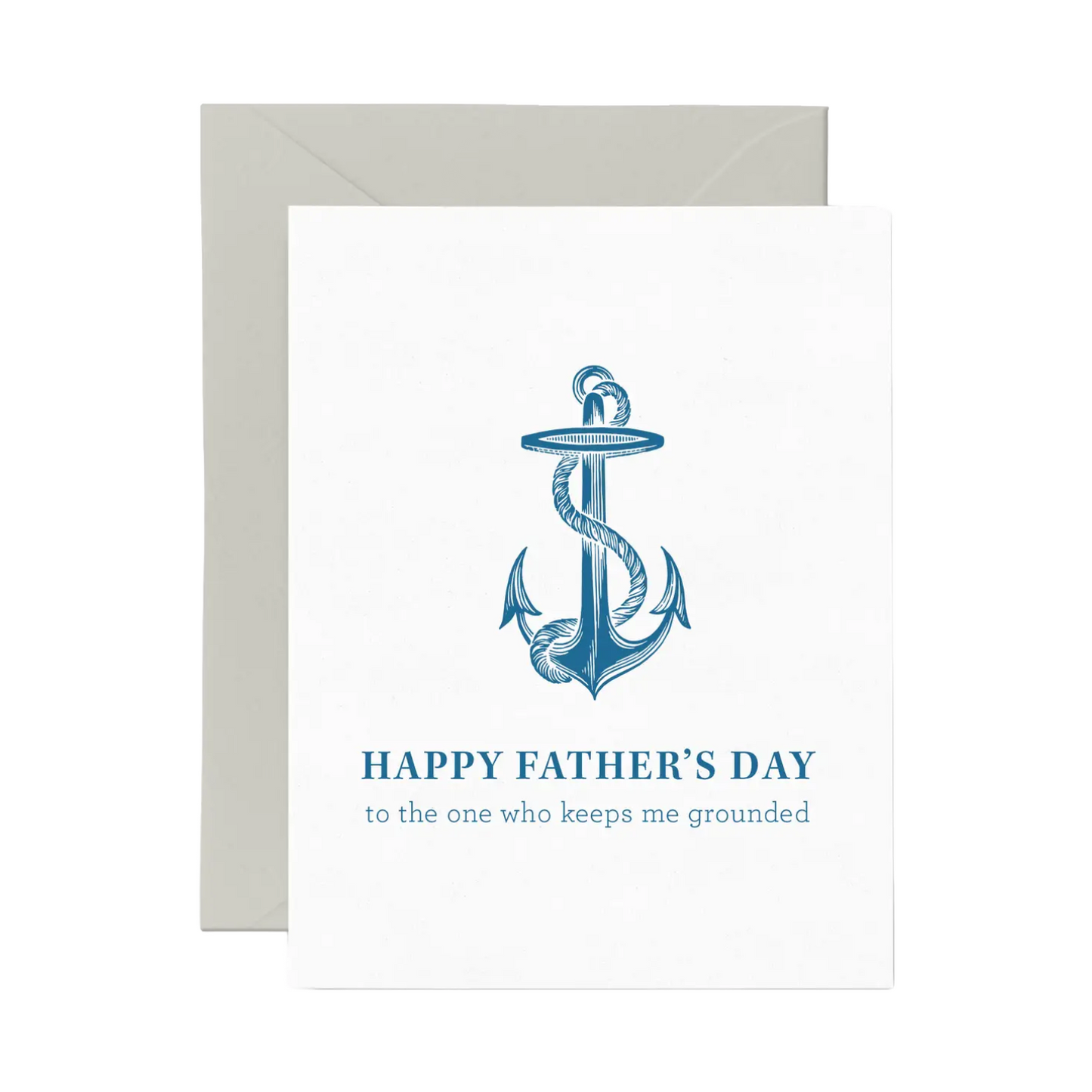 Anchor Father's Day Card by Color Box Design & Letterpress