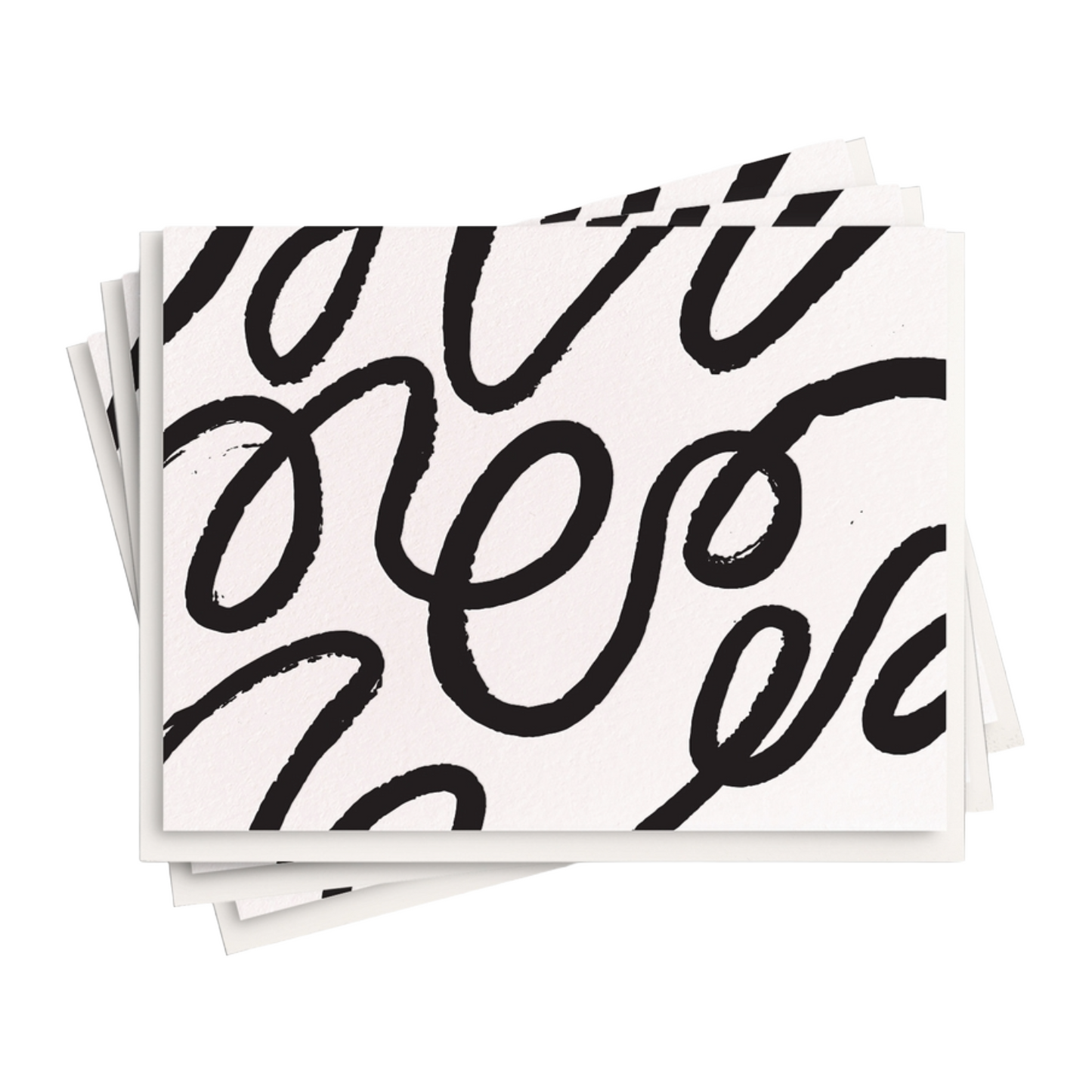 Squiggly Ink Note Set