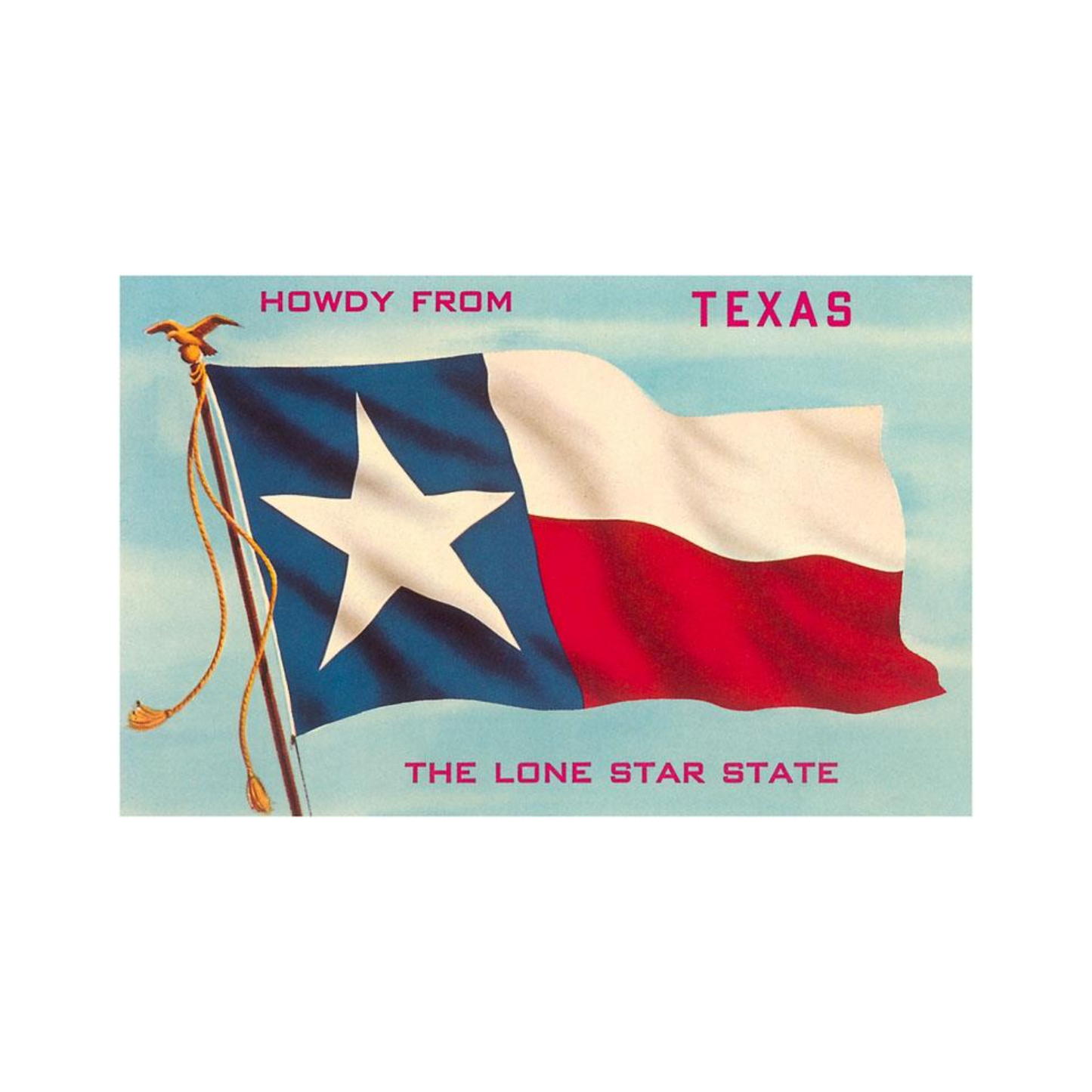 Howdy From Texas Postcard by Found Image Press