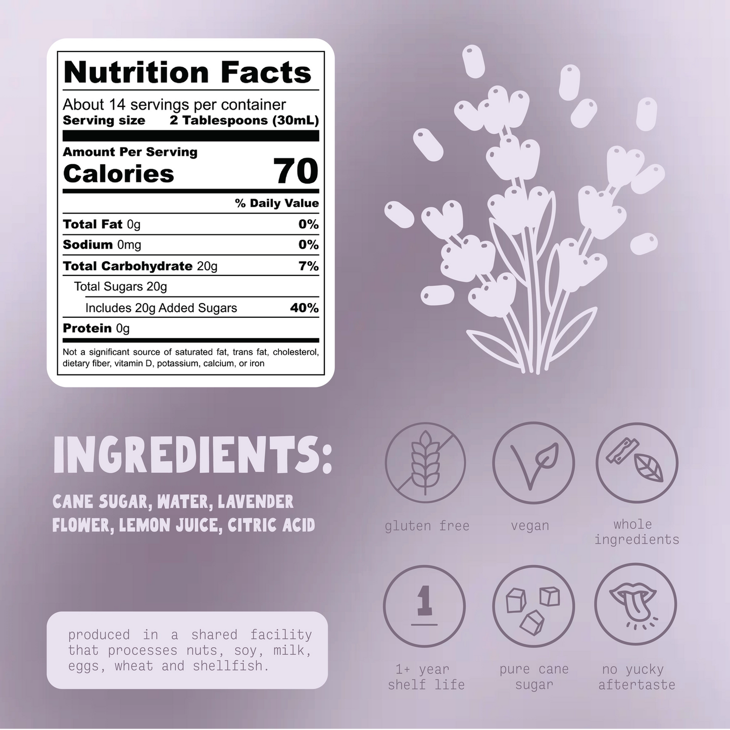 French Lavender Simple Syrup