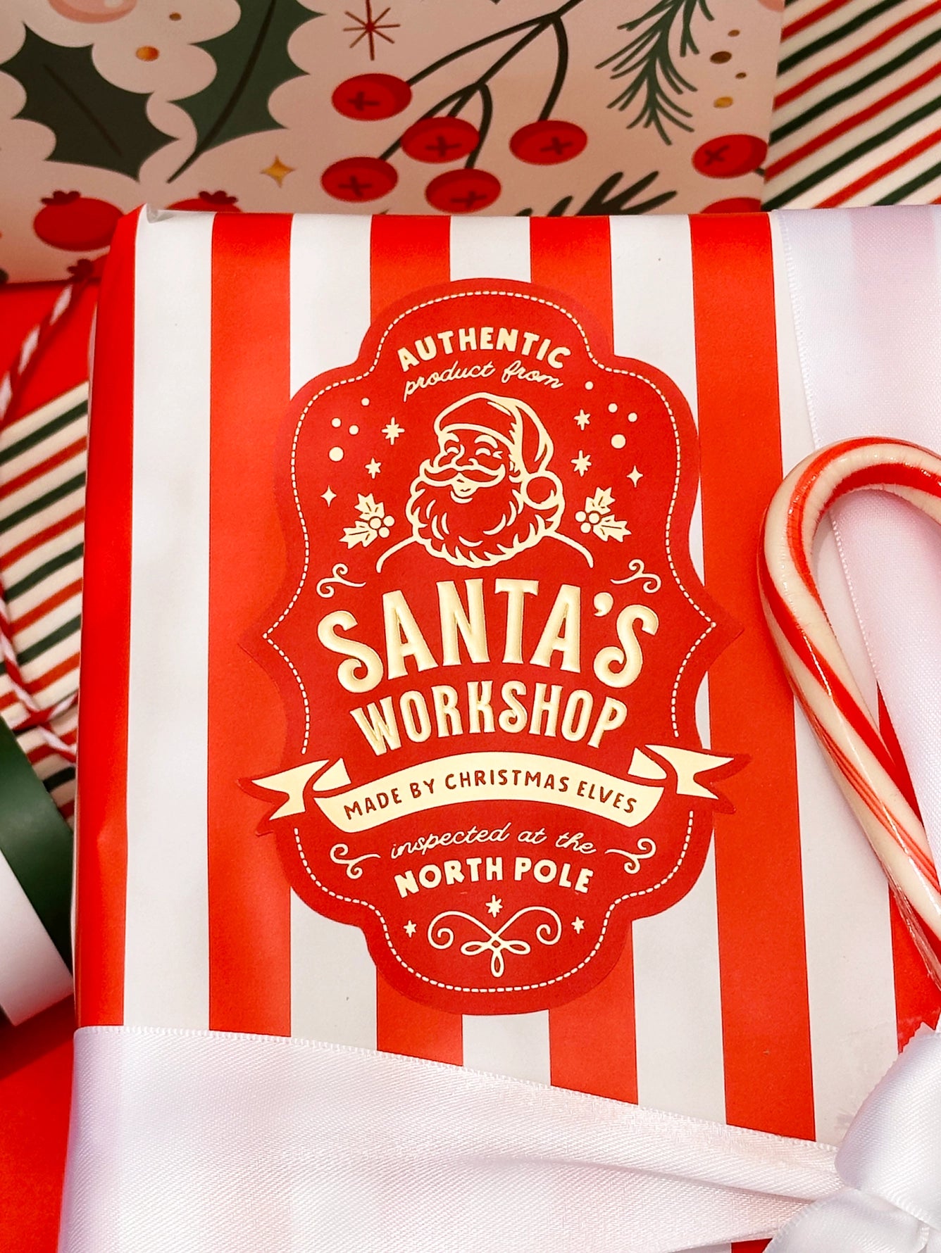 Santa's Workshop Holiday Sticker Sheets