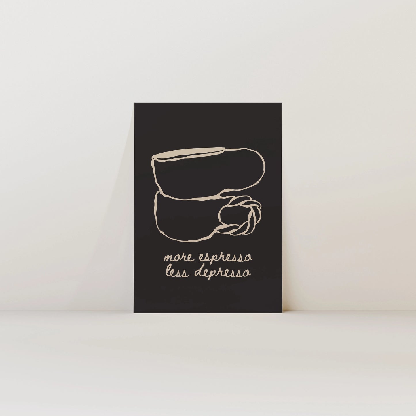 More Espresso Wall Art Print
