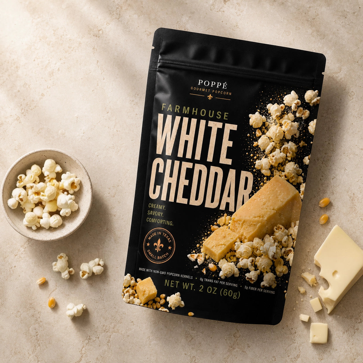 Farmhouse White Cheddar Gourmet Popcorn