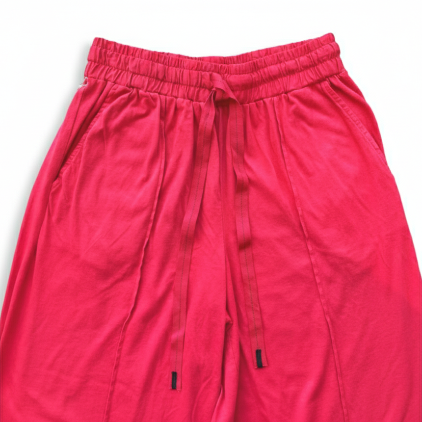 Cloud Jersey Drawstring Pant, Lipstick