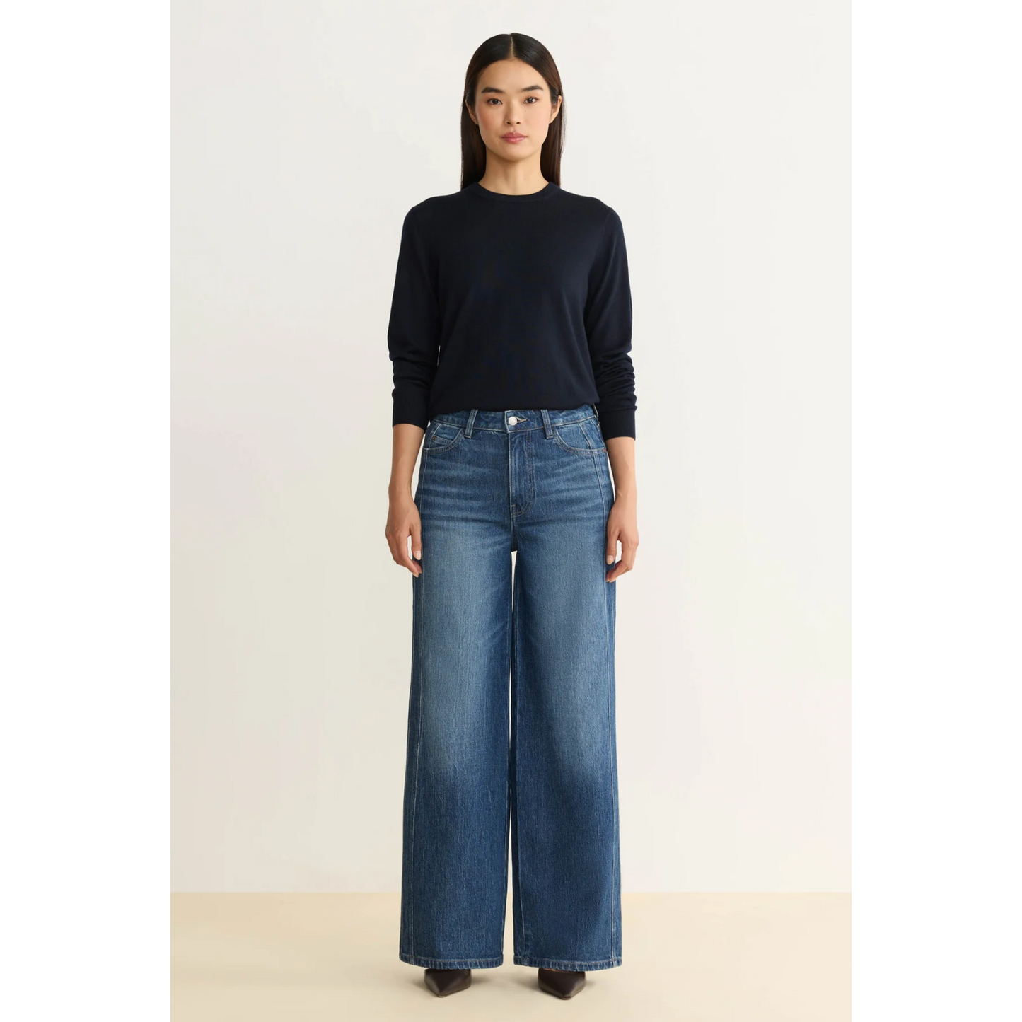 NCE Cote Wide Leg Jeans, Scenic Route by Warp + Weft