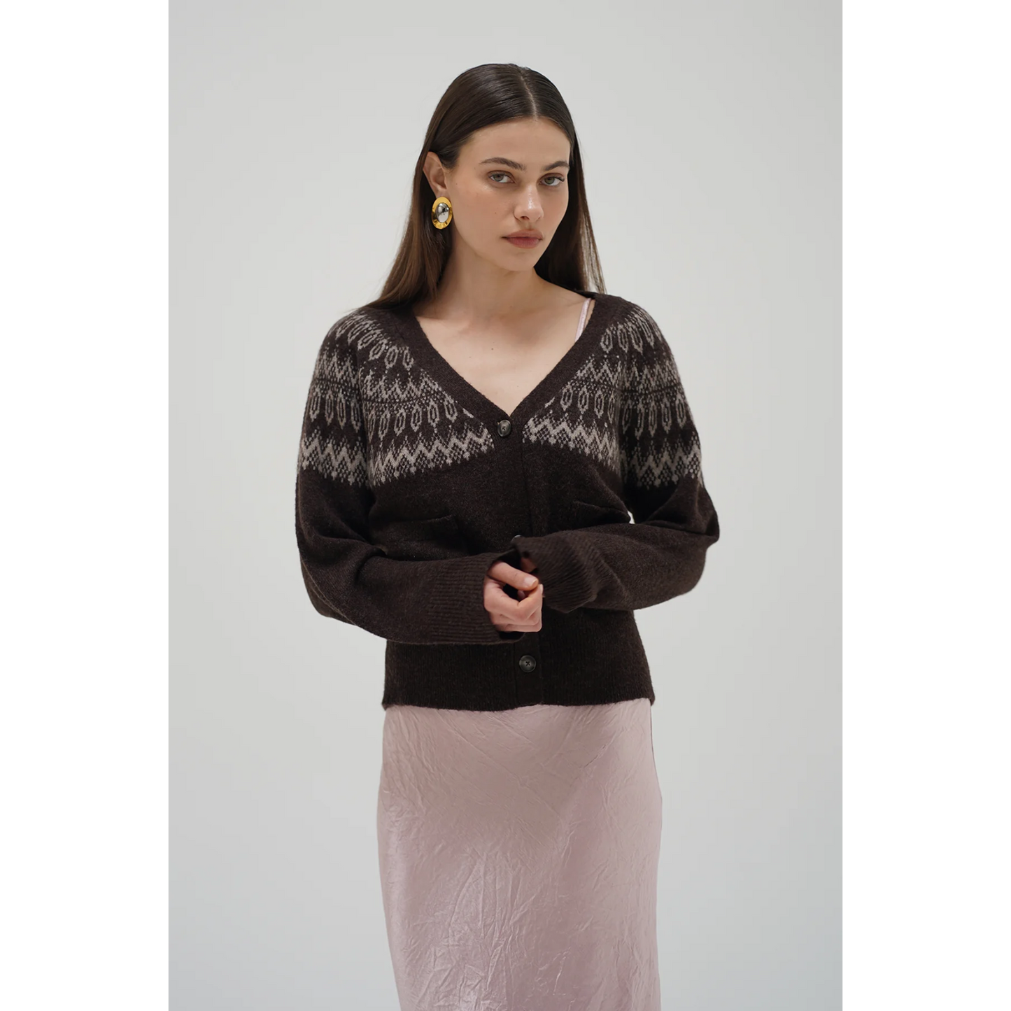 Stewart Fair Isle Cardigan by LNA