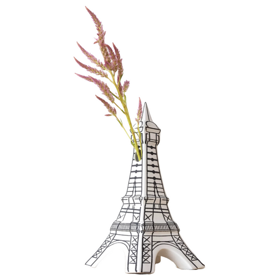 Bisque Eiffel Tower Vase by Creative Co-Op
