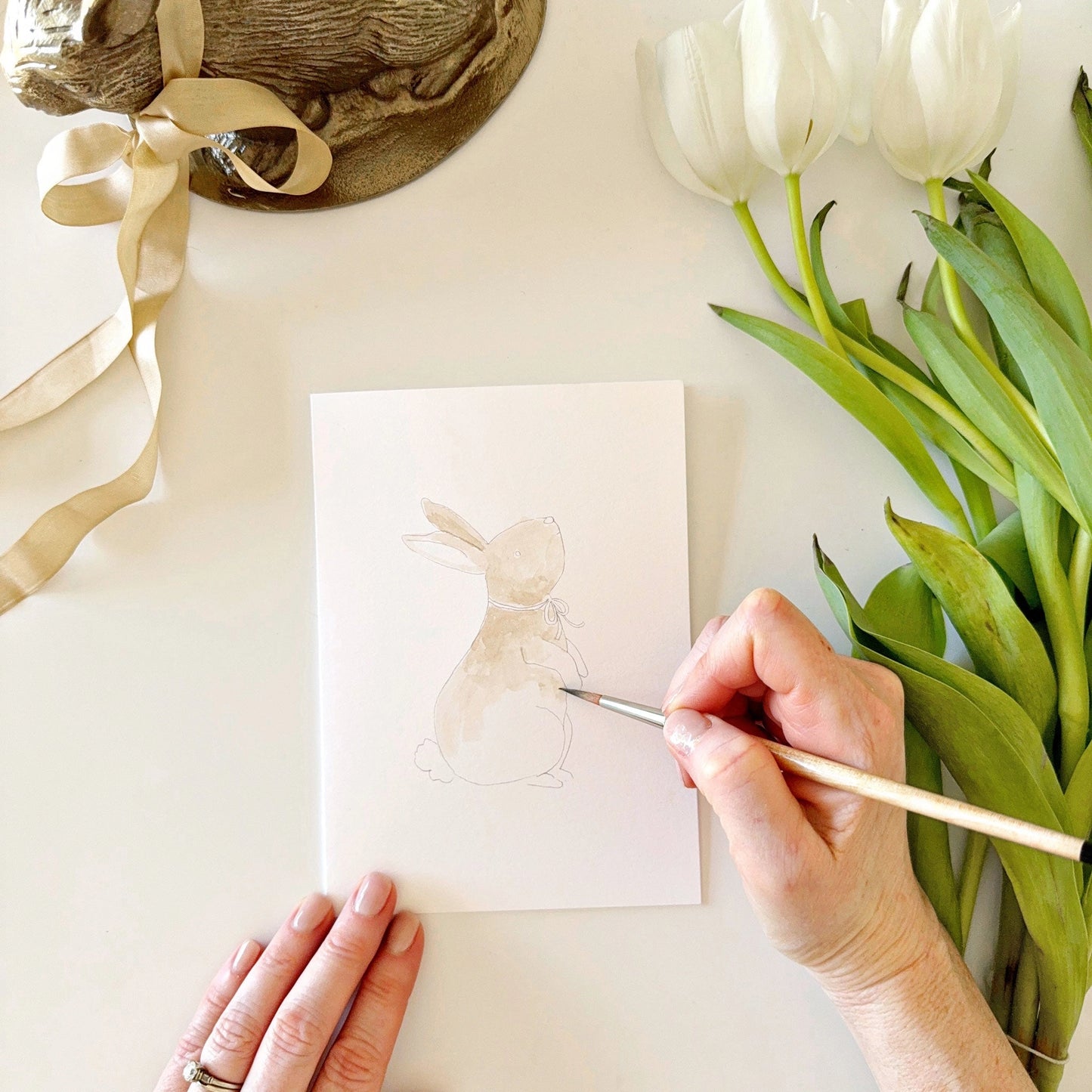 Easter Paintable Notecards by Emily Lex Studio