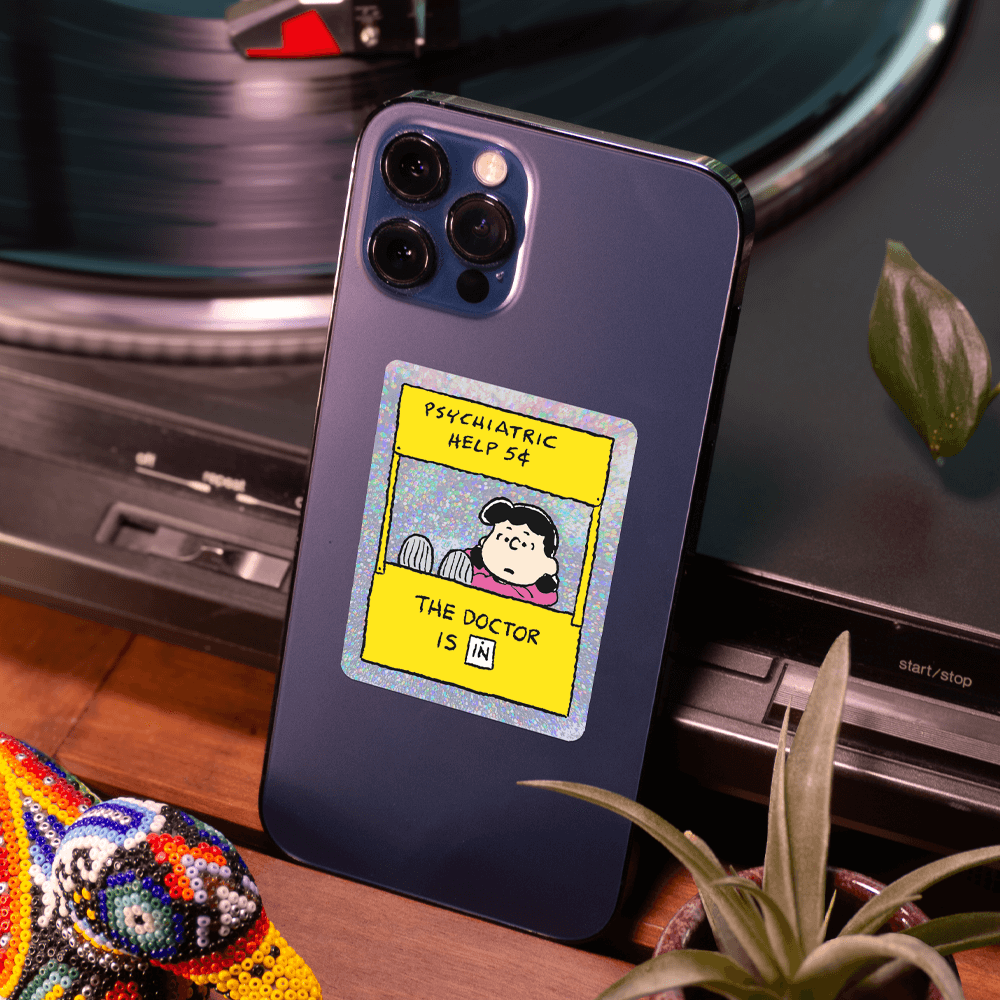 The Doctor Is In Sticker