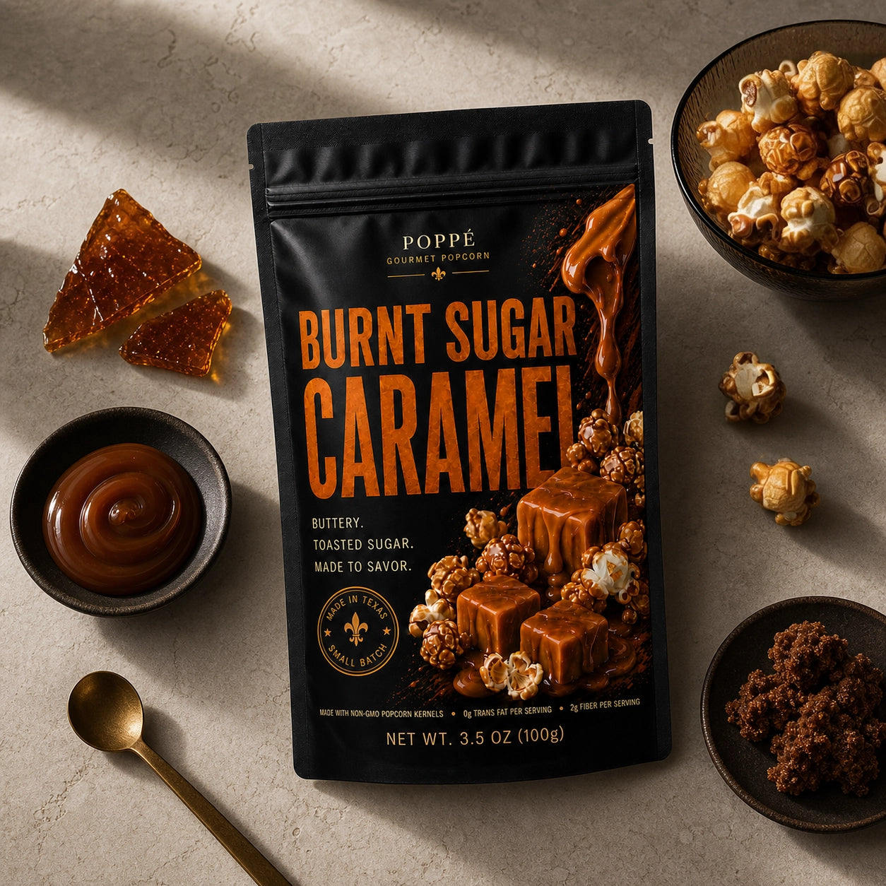Burnt Sugar Caramel Gourmet Popcorn