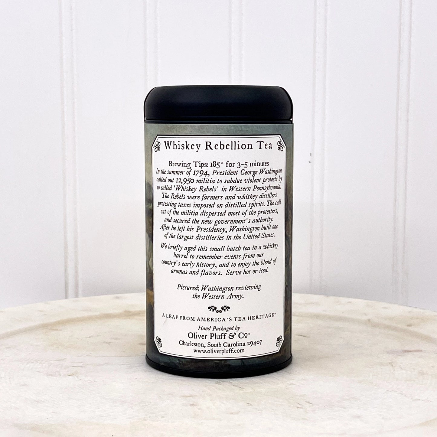 Whiskey Rebellion Tea Tin