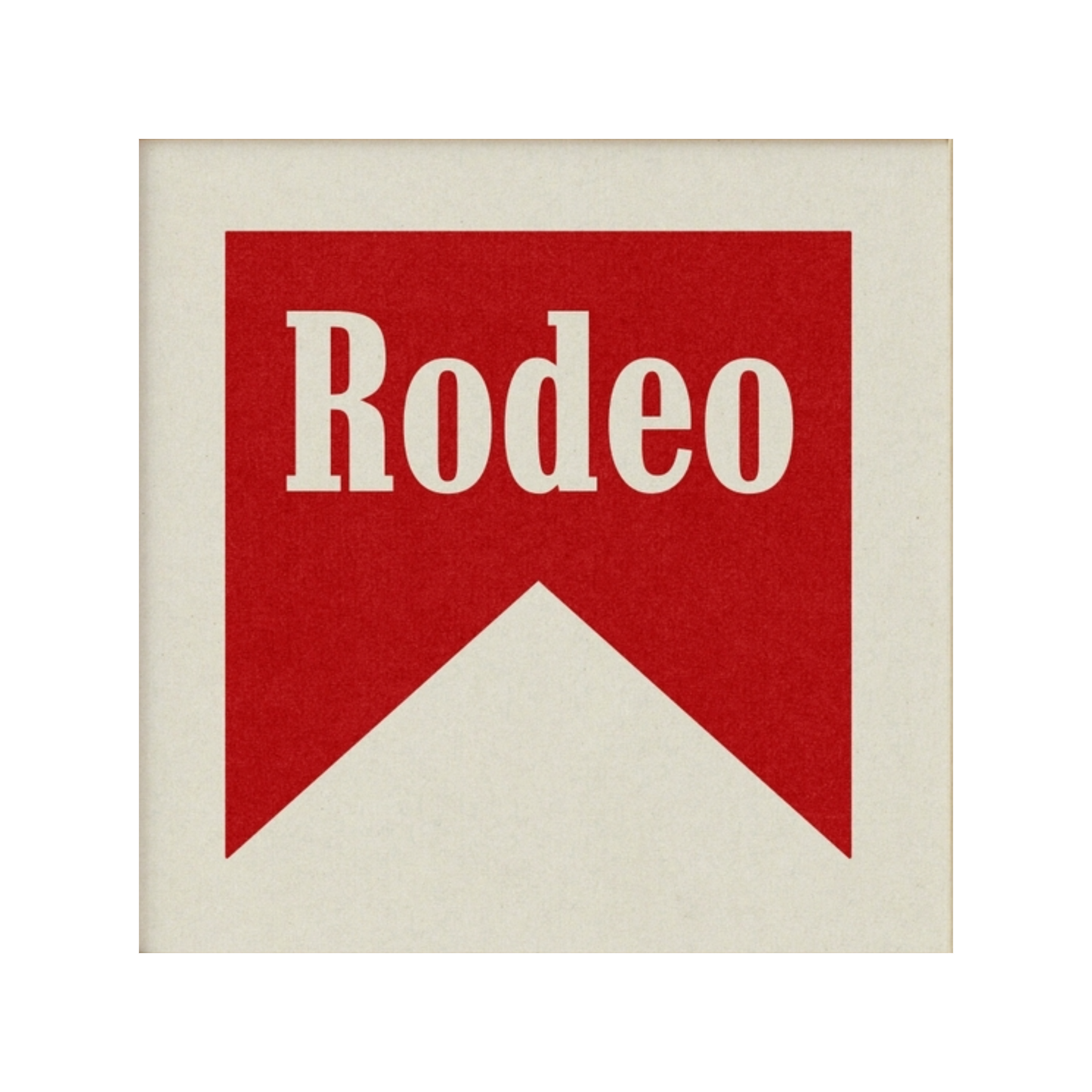 Rodeo Banner Art Print