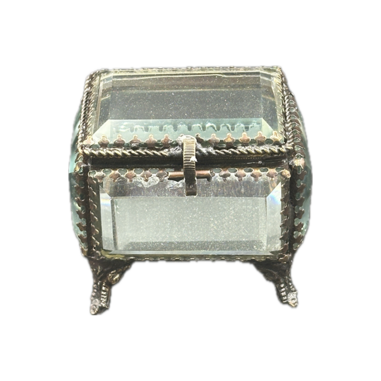 Square Glass Deco Box