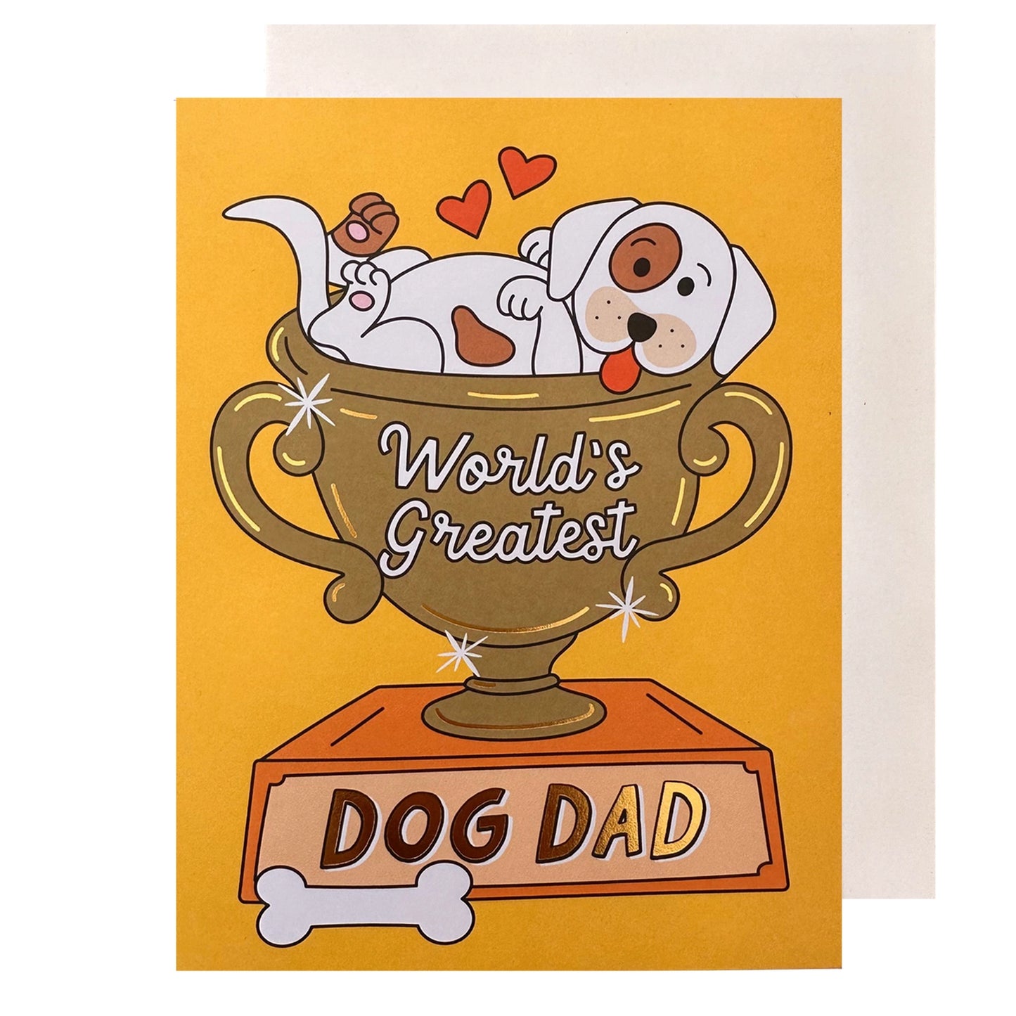 World's Greatest Dog Dad Card