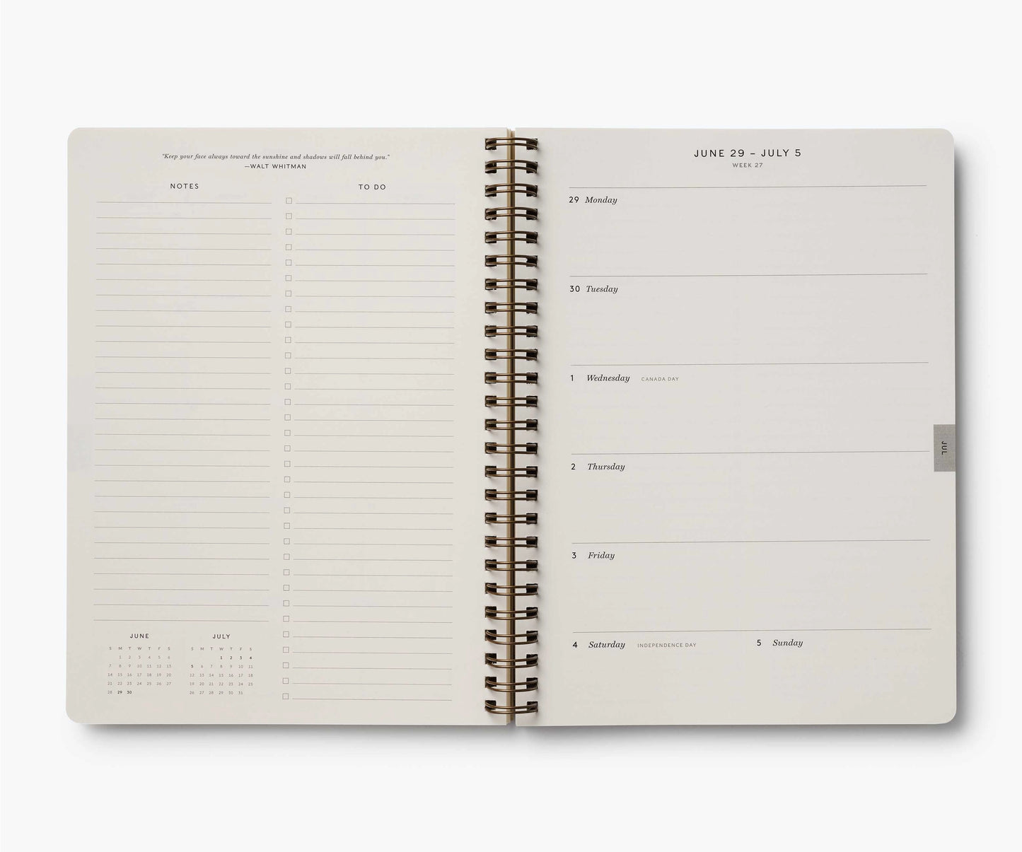 2026 Dahlia 12-Month Softcover Spiral Planner by Rifle Paper Co.