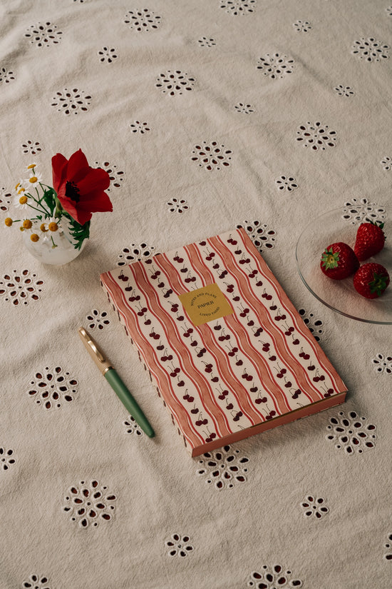 Cherry Wave Notebook by Papier
