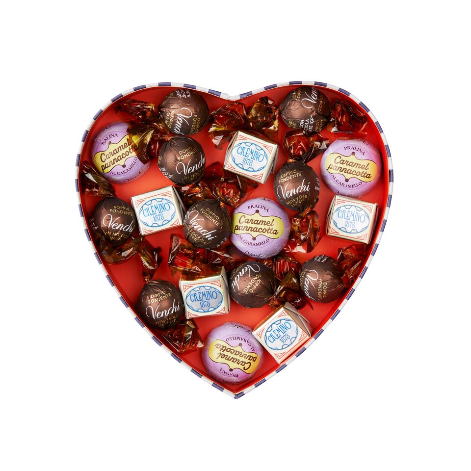 Venchi Heart-Shaped Chocolate Box