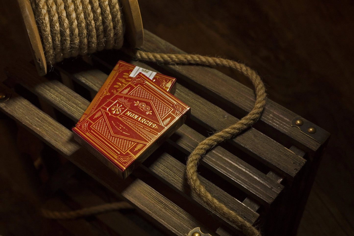 Red Monarchs Playing Card Deck