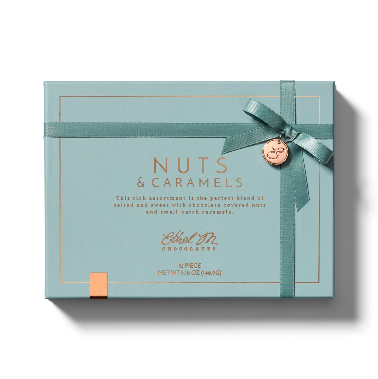 Premium 12pc Nuts & Caramels Assortment by Ethel M Chocolates