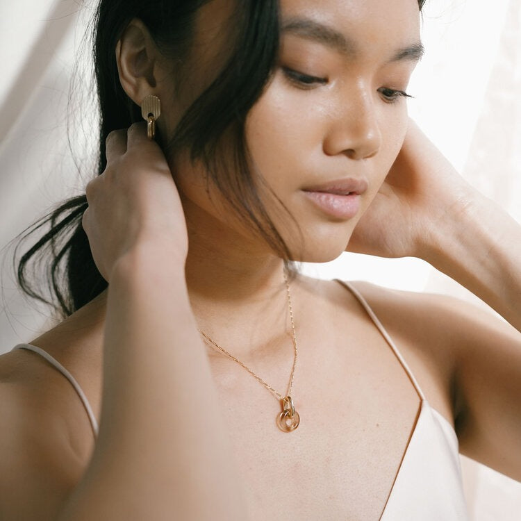 Anna Necklace - Tan by Lindsay Lewis