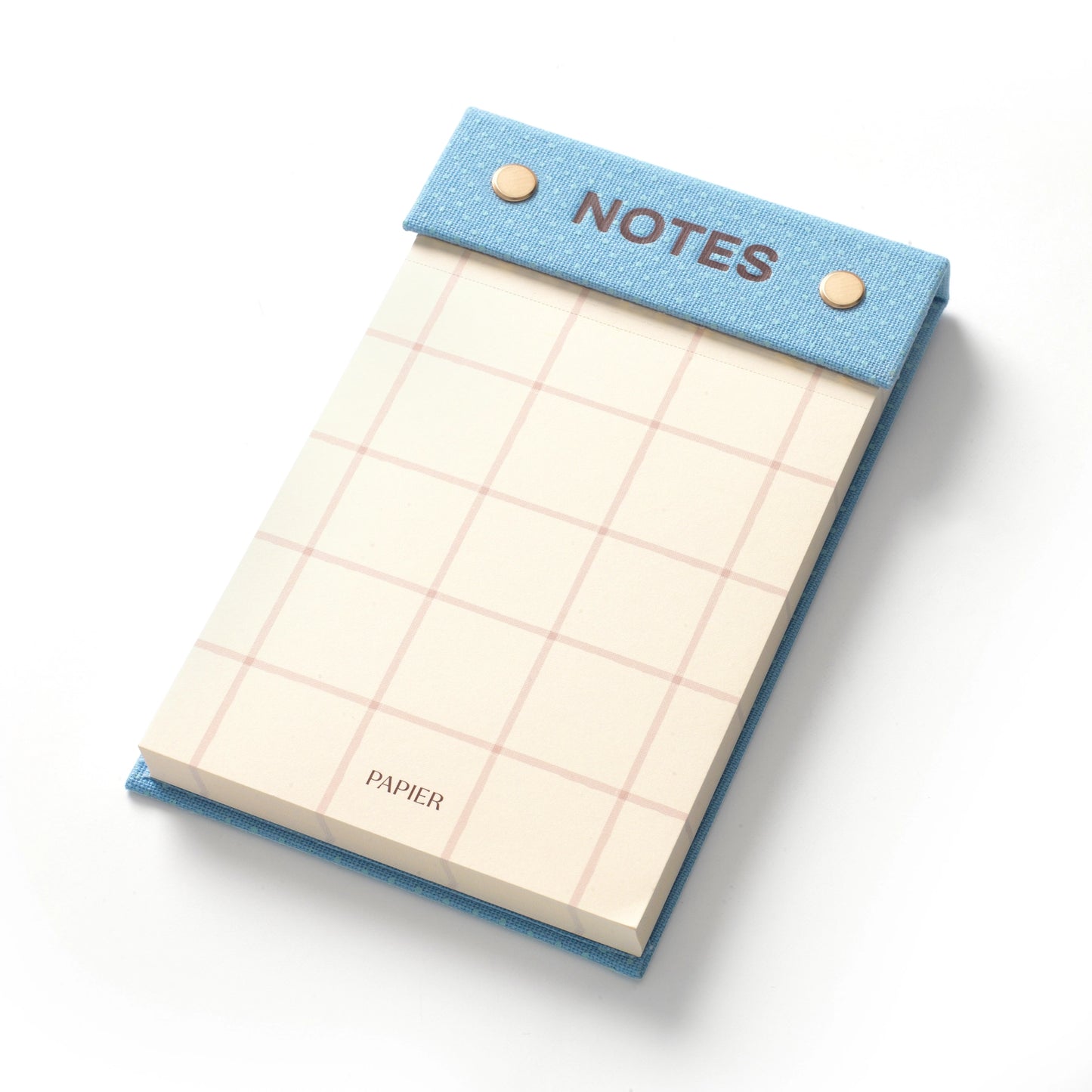Dot & Check Fabric Hardcover Notepad