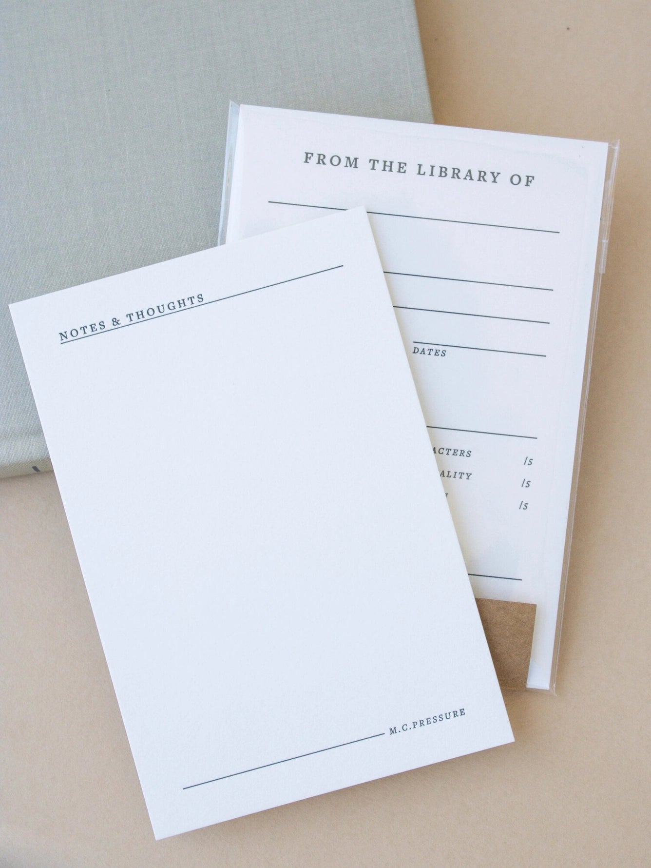 Home Library Cards