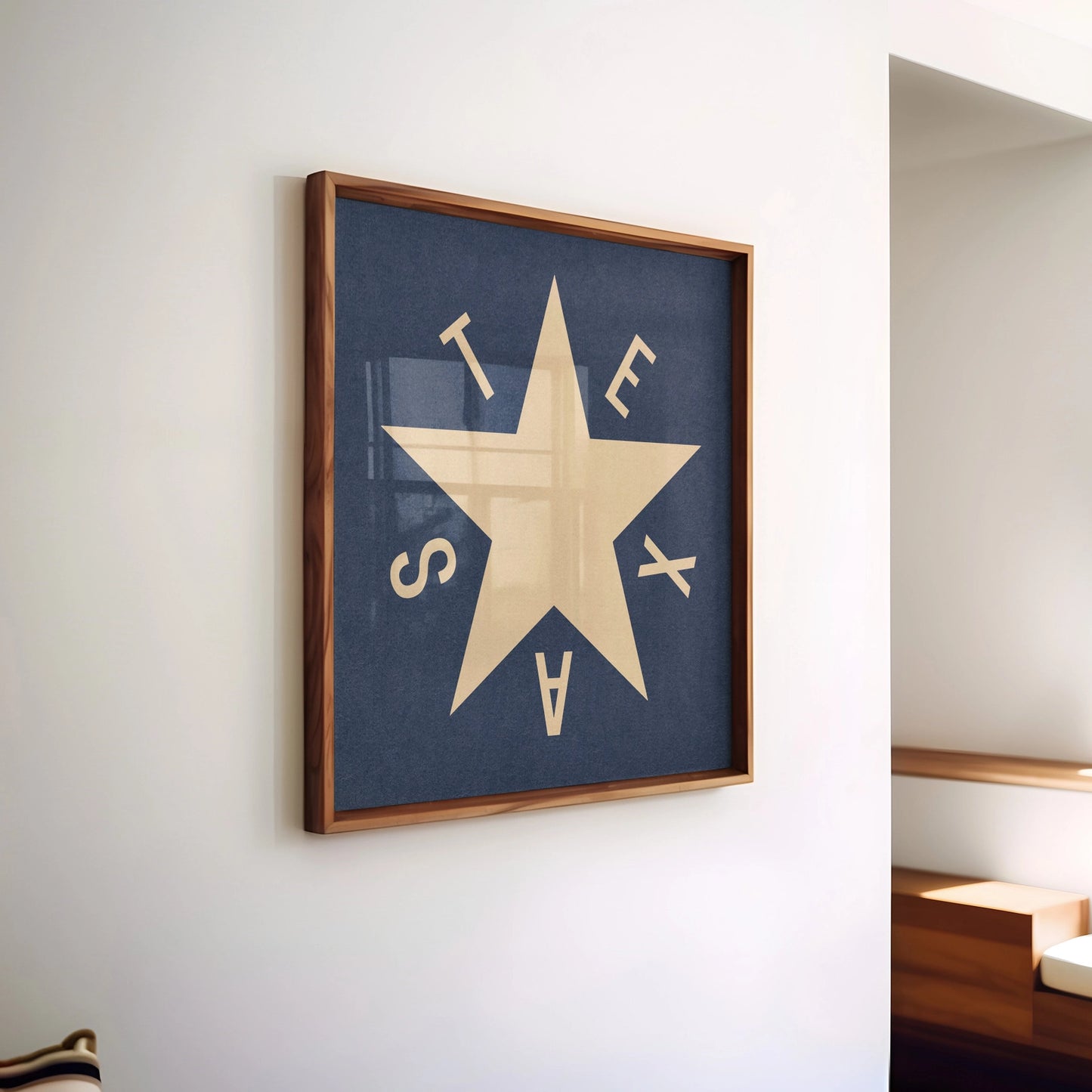 Dezavala Star Texas Art Print