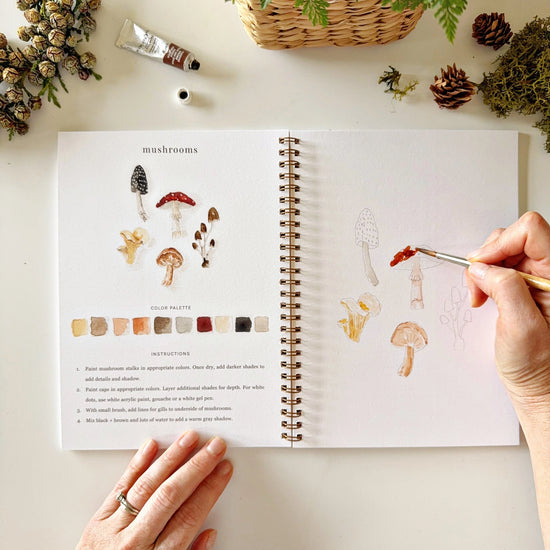 Woodland Watercolor Workbook by Emily Lex Studio