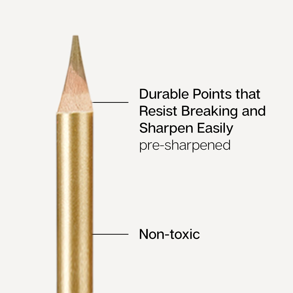 Kingart Metallic Colored Pencil Set
